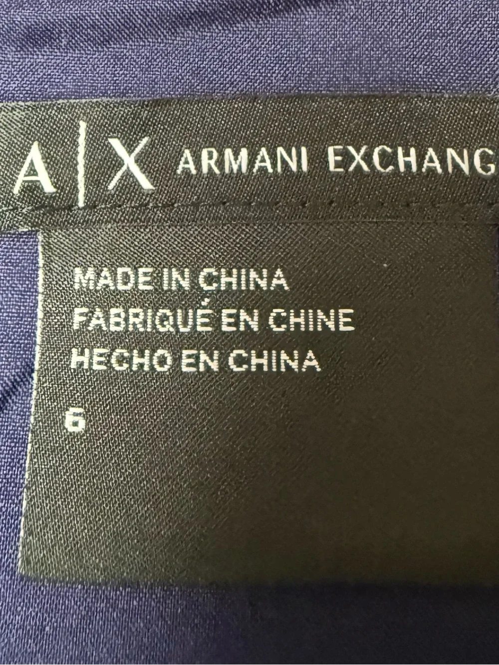 Armani Exchange A-Line Sleeveless Dress - Picture 7 of 7